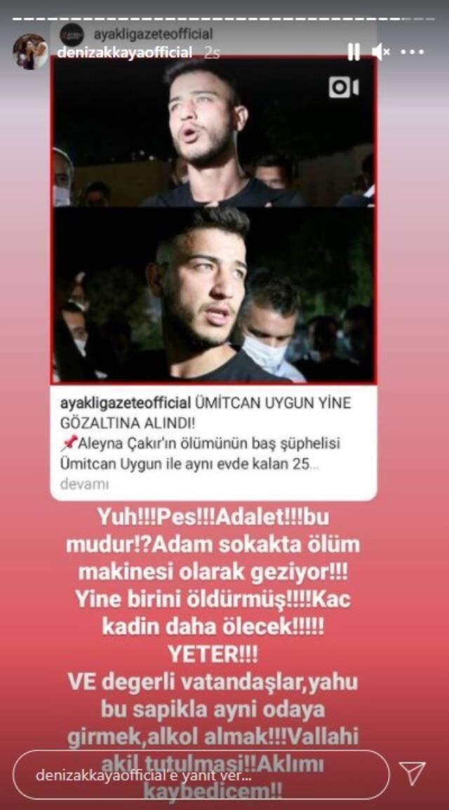 Ünlü isimler, ikinci kez kadın cinayeti iddiasıyla gözaltına alınan Ümitcan Uygun'a tepki gösterdi