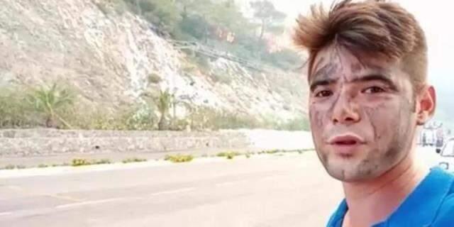 Marmaris yangınının kahramanı Şahin Akdemir'in mezarı alevlerin tehlikesi altında