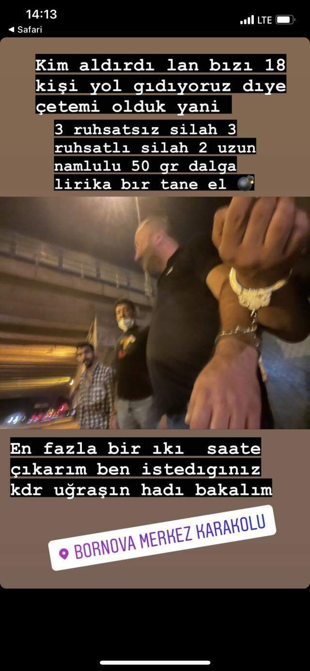 Polisleri tehdit eden şahıs tutuklandı