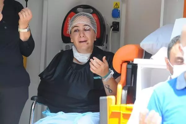 AMBULANSTA KIZININ SON YOLCULUĞUNU AĞLAYARAK İZLEDİ