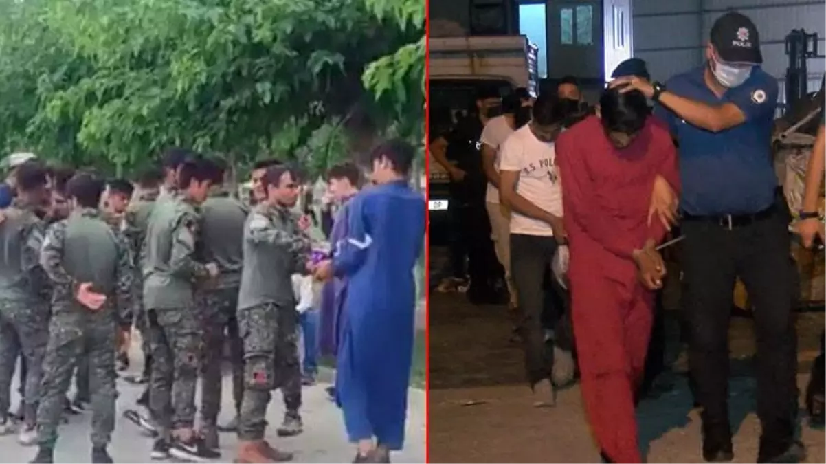 Askeri kamuflajlı Afganlardan sonra bir operasyon daha! 40 adrese eş zamanlı baskında 196 göçmen yakalandı