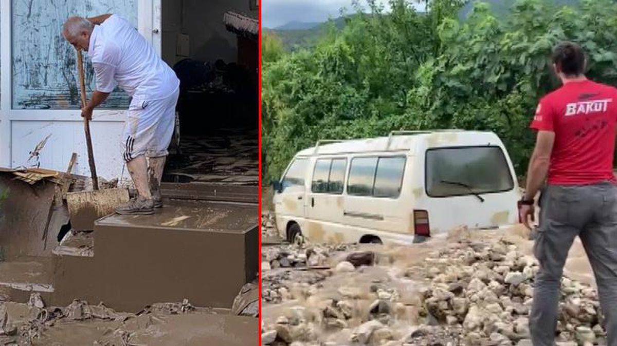 Bursa'da sel vatandaşları uykuda yakaladı! Dere taştı, mahalleleri su bastı