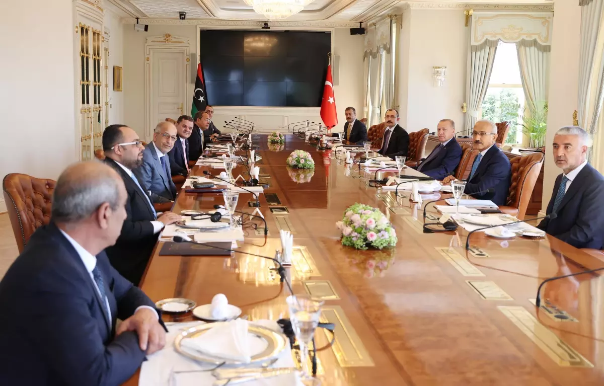 Son Dakika | Cumhurbaşkanı Erdoğan'ın Libya Başbakanı Dibeybe'yi kabulü sona erdi