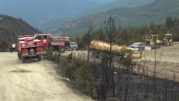 Karabük'te 13 saatte söndürülen orman yangınında 45 hektar alan yandı