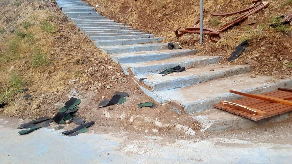 Kırklar Dağı tesislerine yapılan devlet yatırımları tahrip edildi