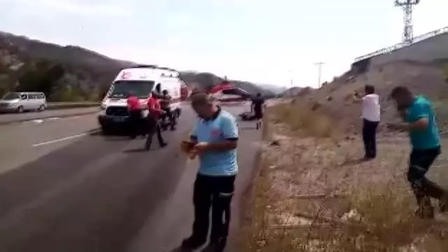 Son dakika... Otomobil köprü bariyerlerine çarptı: 1 ölü, 3 yaralı
