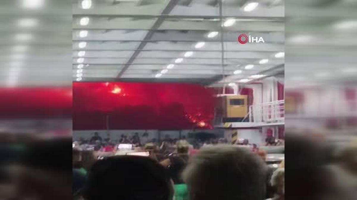 Yunanistan'ın Eğriboz Adası'nda giderek yayılan alevler tahliyeleri arttırdı - Vimarsana News