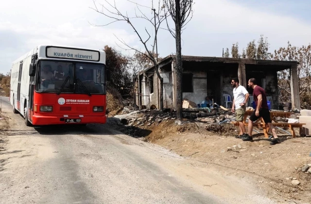 Son dakika: Adana Büyükşehir Belediyesinden yangınzedelere yardım