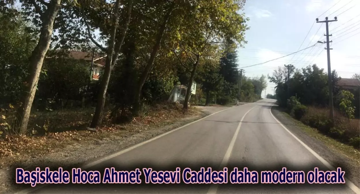 Başiskele Hoca Ahmet Yesevi Caddesi daha modern olacak