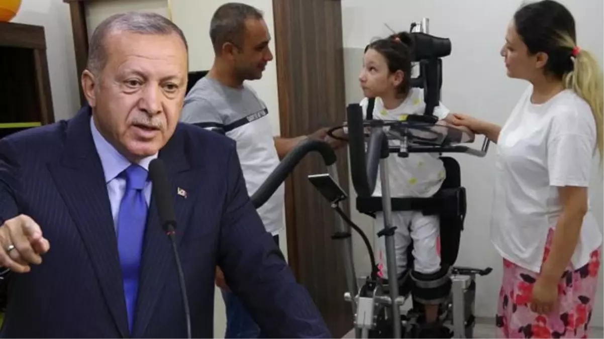Cumhurbaşkanı Erdoğan, Serebral Palsi Hastası Yaren'in yüzünü güldürdü
