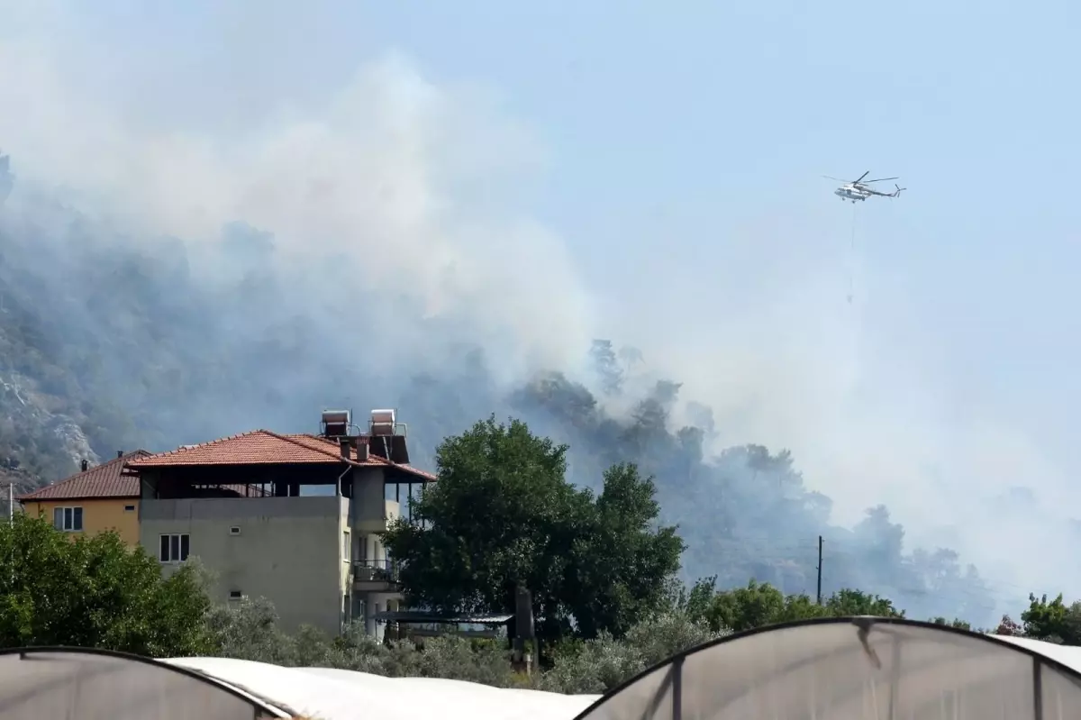 Son dakika haberi... Dalaman'daki yangın büyümeden söndürüldü