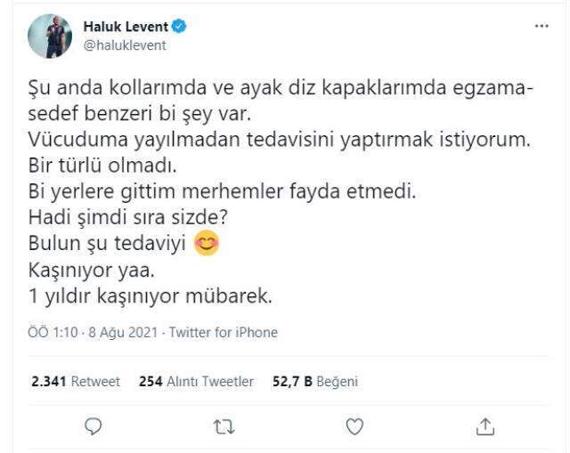 Haluk Levent bu kez kendisi için yardım istedi: Bir türlü olmadı, bulun şu tedaviyi