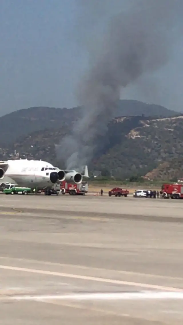 Son dakika haber... Dalaman'da çıkan orman yangını kontrol altına alınmaya çalışılıyor (2)