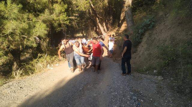 Türbeden dönüş yolundaki feci kazanın ilk fotoğrafları geldi