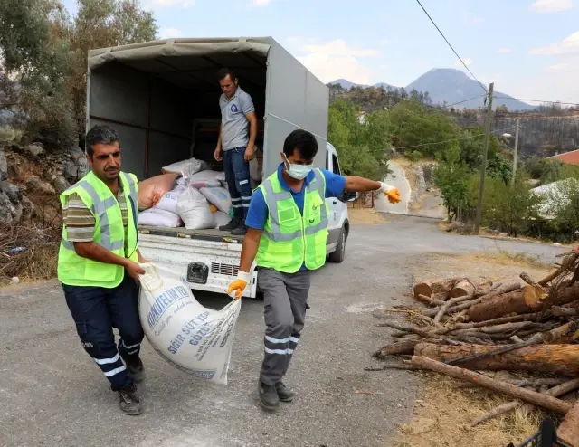 Afet bölgesinde sosyal yardım çalışmaları devam ediyor