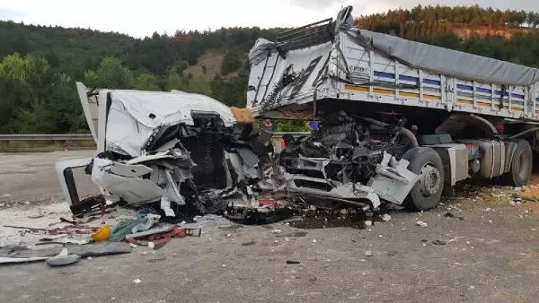 Son Dakika | TEM'de 3 TIR ile 1 kamyonun karıştığı kazada 1 kişi öldü, 2 kişi yaralandı (3)