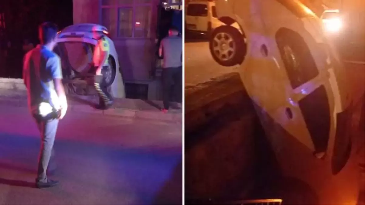 Ehliyetsiz araç kullanıp kaza yapan sevgilisini olay yerinde bırakıp kaçtı