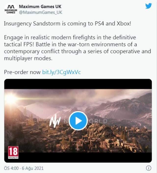 Insurgency: Sandstorm'un Xbox One ve PS4 çıkış tarihi belli oldu!