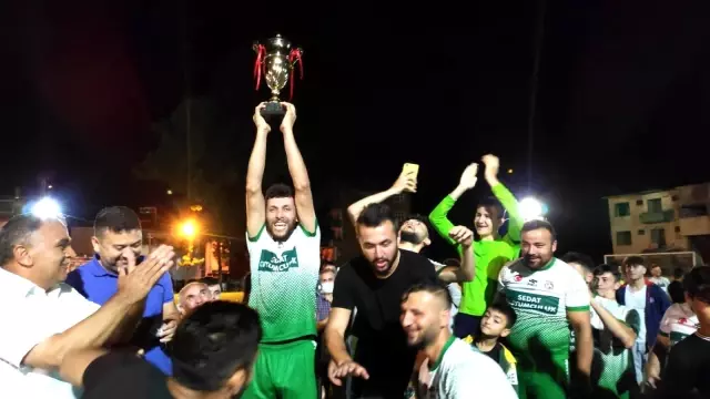Köy turnuvasında final maçına yoğun ilgi