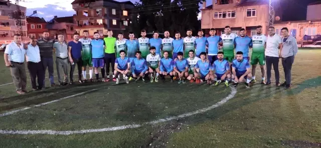Köy turnuvasında final maçına yoğun ilgi