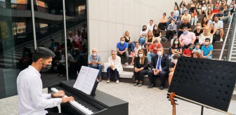 Şehitkamil Sanat Merkezi'nde gençler piyano dinletisi ile yeteneklerini sergiledi