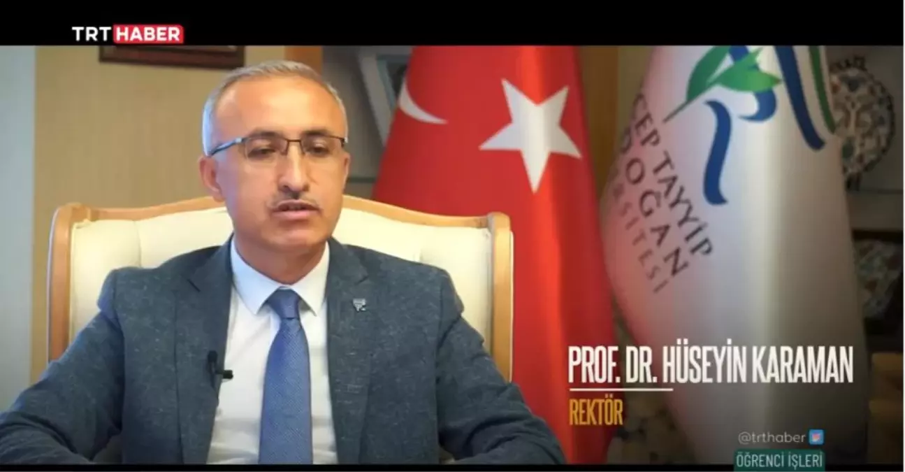 Üniversitemiz TRT Haber Öğrenci İşleri Programında Tanıtıldı