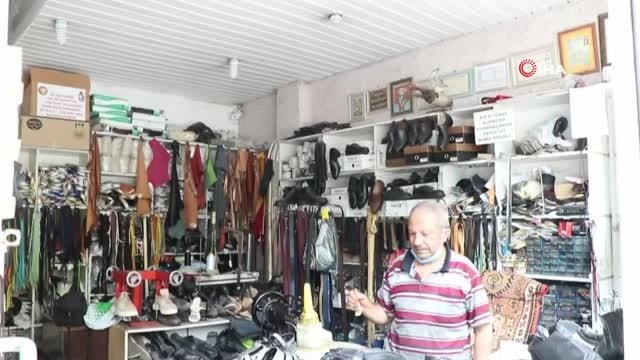 Yarım Asırlık ayakkabı tamircisi, 20 metrekare dükkanda 4 çocuk büyüttü