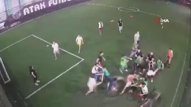 avcilar da hali saha maci boks macina dondu