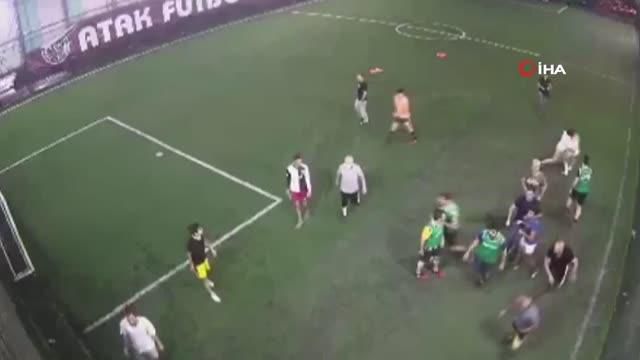 avcilar da hali saha maci boks macina dondu