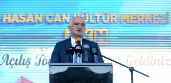 BALIKESİR - Bakan Ersoy, Hasan Can Kültür Merkezinin açılış törenine katıldı