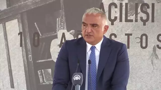 ÇANAKKALE - Kültür ve Turizm Bakanı Ersoy, Çanakkale Muharebeleri Sıhhiye Müzesi'ni açtı (2)