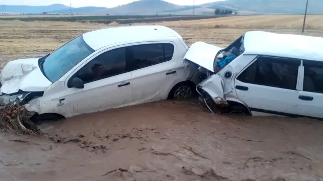 Gaziantep'te sağanak yağış kazaya sebep oldu