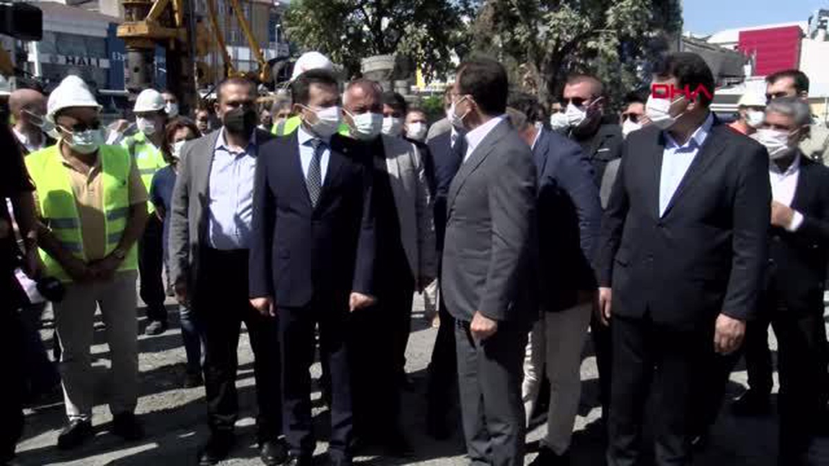 İMAMOĞLU SARIGAZİ'DEN GEÇEN TÜNEL SONDAJ MAKİNASI İÇİN DÜZENLENEN TÖRENE KATILDI