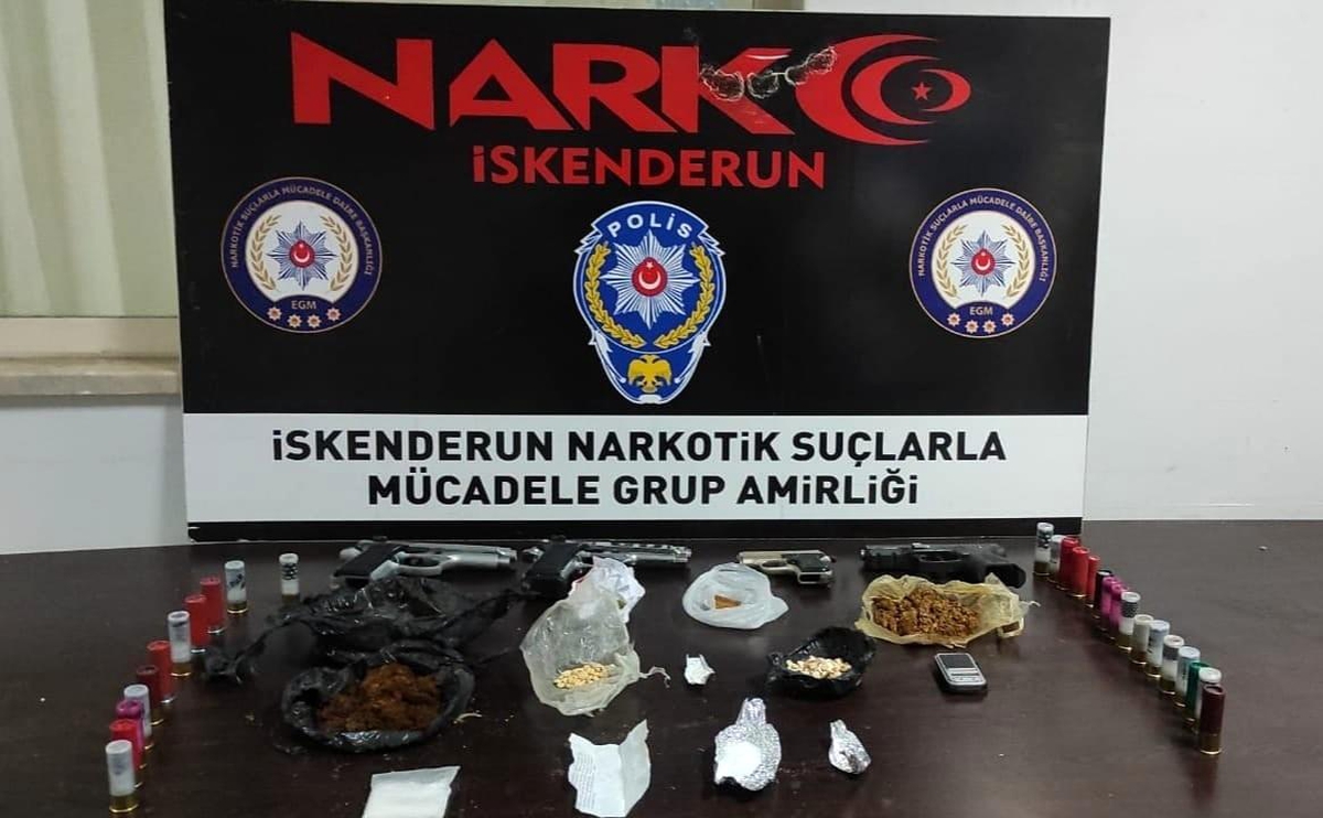 İskenderun'da uyuşturucu operasyonu