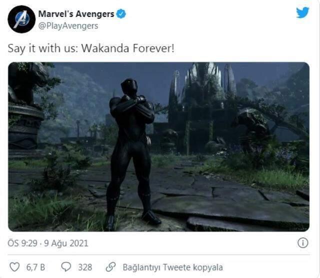 Marvel's Avengers, Black Panther'in ikonik selamı 'Wakanda Forever'ı duyurdu!
