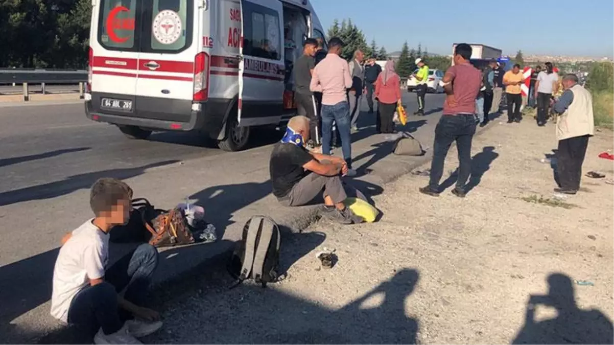 Son Dakika: Uşak'ta yolcu otobüsü devrildi! İlk belirlemelere göre çok sayıda yaralı var