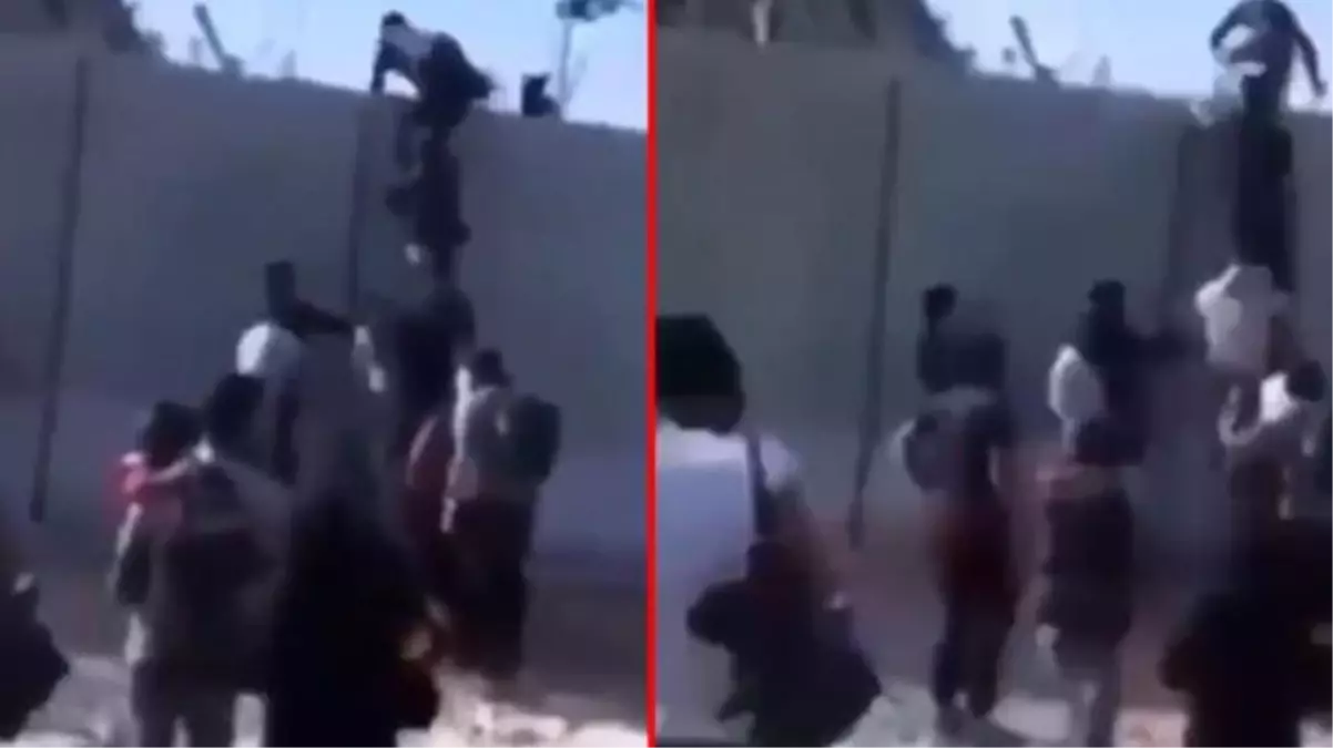 Afgan mültecilerin merdivenle sınır duvarını aştıkları iddia edilen görüntü 2018 yılına ait çıktı