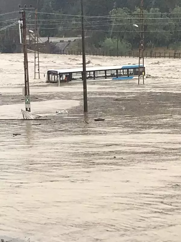 Son dakika haberleri... AZDAVAY'DA SAĞANAK SELE NEDEN OLDU; YOL ULAŞIMA KAPATILDI