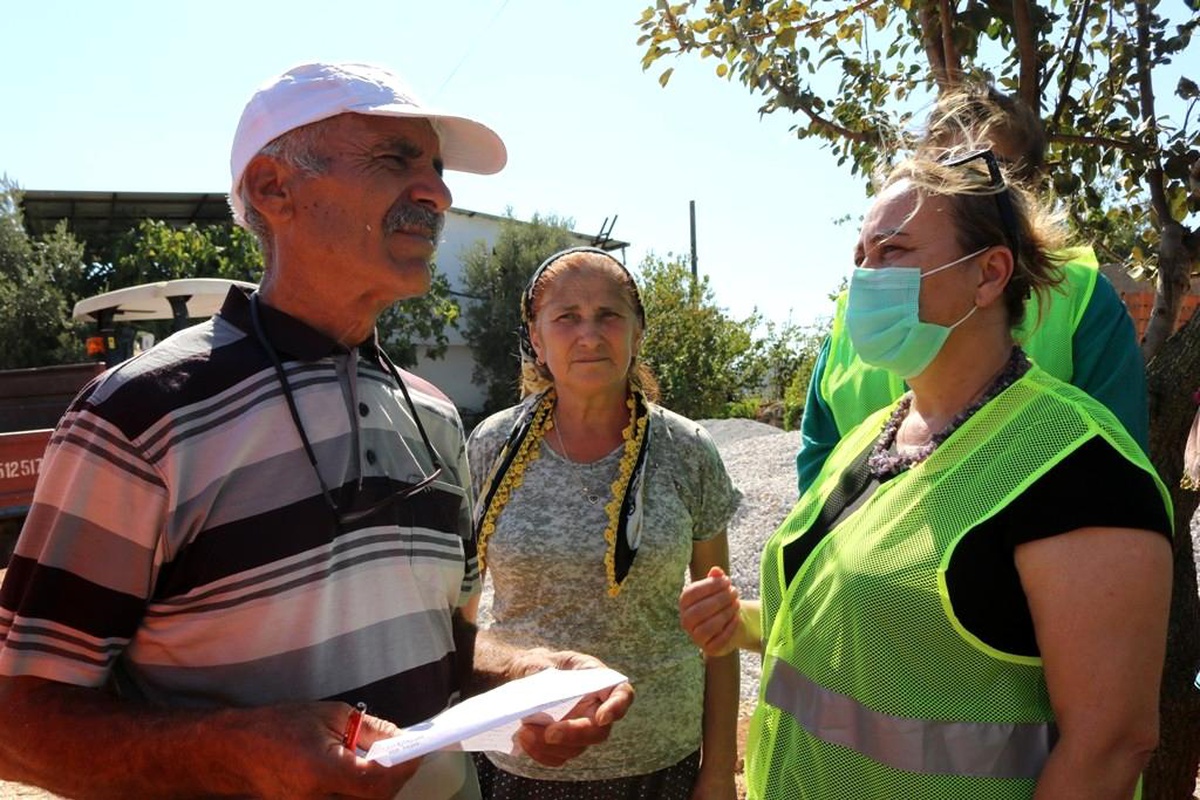BODRUM BELEDİYESİ HASAR TESPİT KOMİSYONU YANGIN BÖLGESİNDE - Vimarsana News