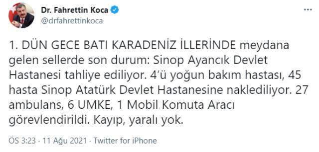 Karadeniz sele teslim! Sağanak yağış Bartın, Sinop, Samsun, Kastamonu ve Karabük'te hayatı felç etti