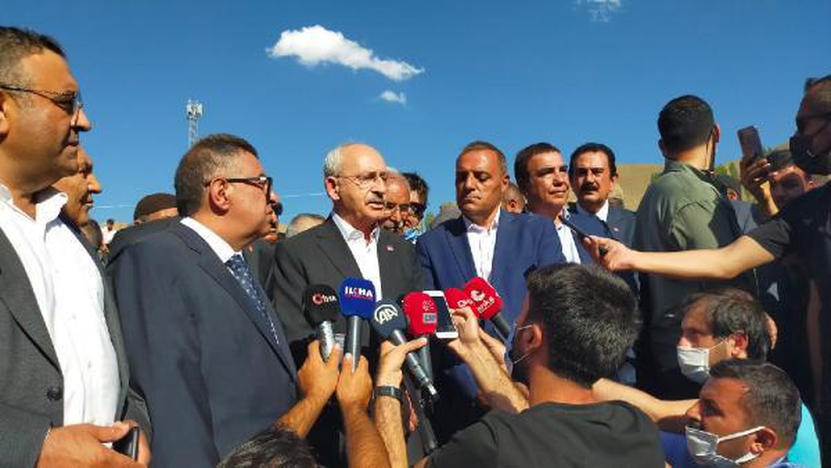 KILIÇDAROĞLU, VAN'DA SELİN VURDUĞU ESENYAMAÇ'TA İNCELEMELERDE BULUNDU