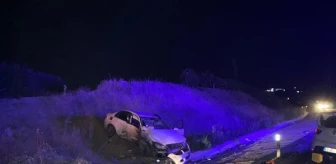 Manisa'da iki otomobil çarpıştı: 1 ölü, 3 yaralı