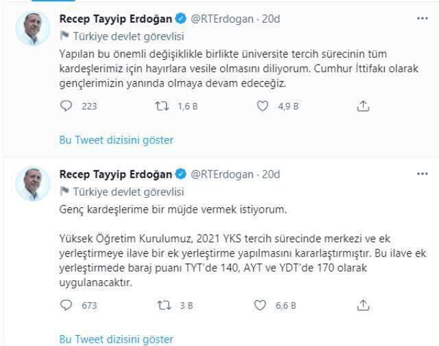 Son Dakika: Milyonlarca üniversiteli adayını ilgilendiren karar! YKS'de baraj puanları düştü