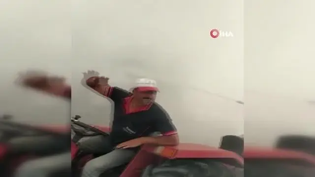 Son dakika haber! Tır dorsesinde çıkan yangını sanayi sitesi yangın söndürme ekibi söndürdü