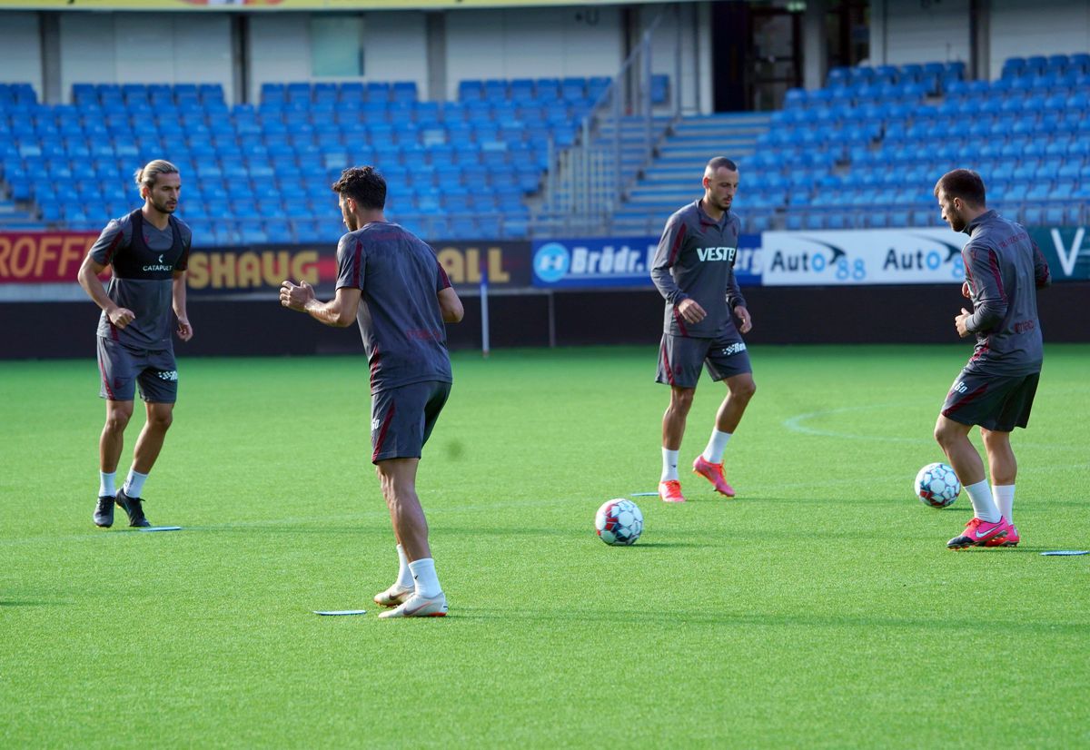 Trabzonspor, Molde maçının hazırlıklarını tamamladı
