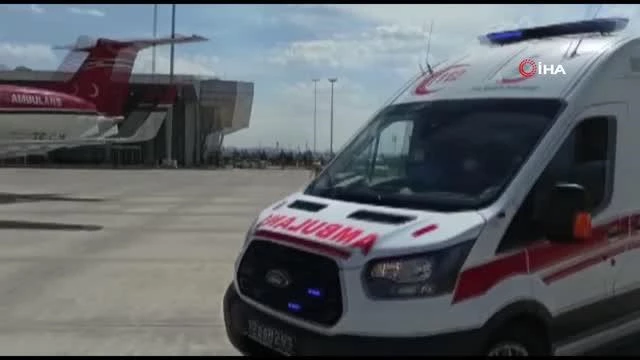 Son dakika! Ambulans uçak, down sendromlu Seyfullah için havalandı