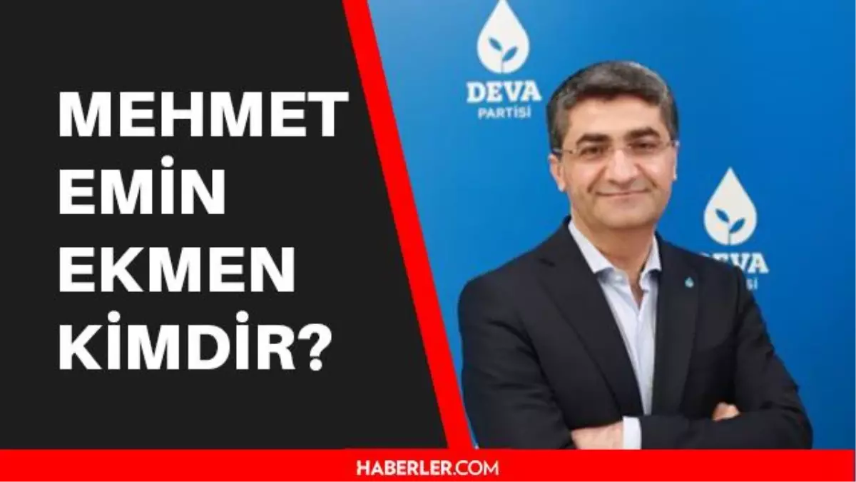 Mehmet Emin Ekmen kimdir? Mehmet Emin Ekmen kaç yaşında, aslen nerelidir?