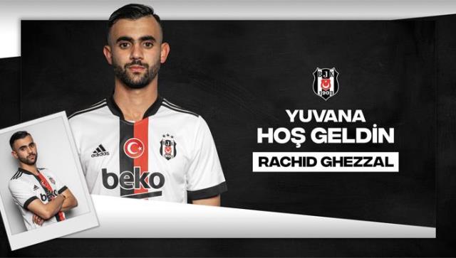 Son Dakika: Rachid Ghezzal resmen Beşiktaş'ta! 3 milyon euro bonservis bedeli ödenecek