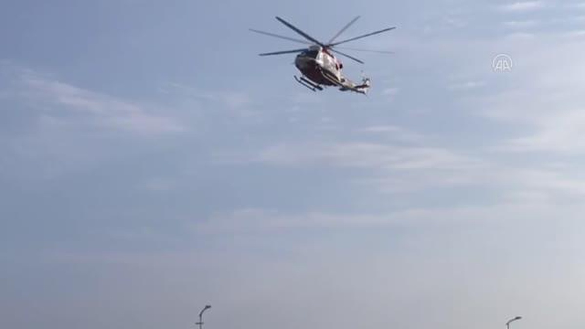 (TEKRAR) KASTAMONU - Bozkurt'ta selde mahsur kalan vatandaşlar helikopterlerle tahliye ediliyor - Vimarsana News