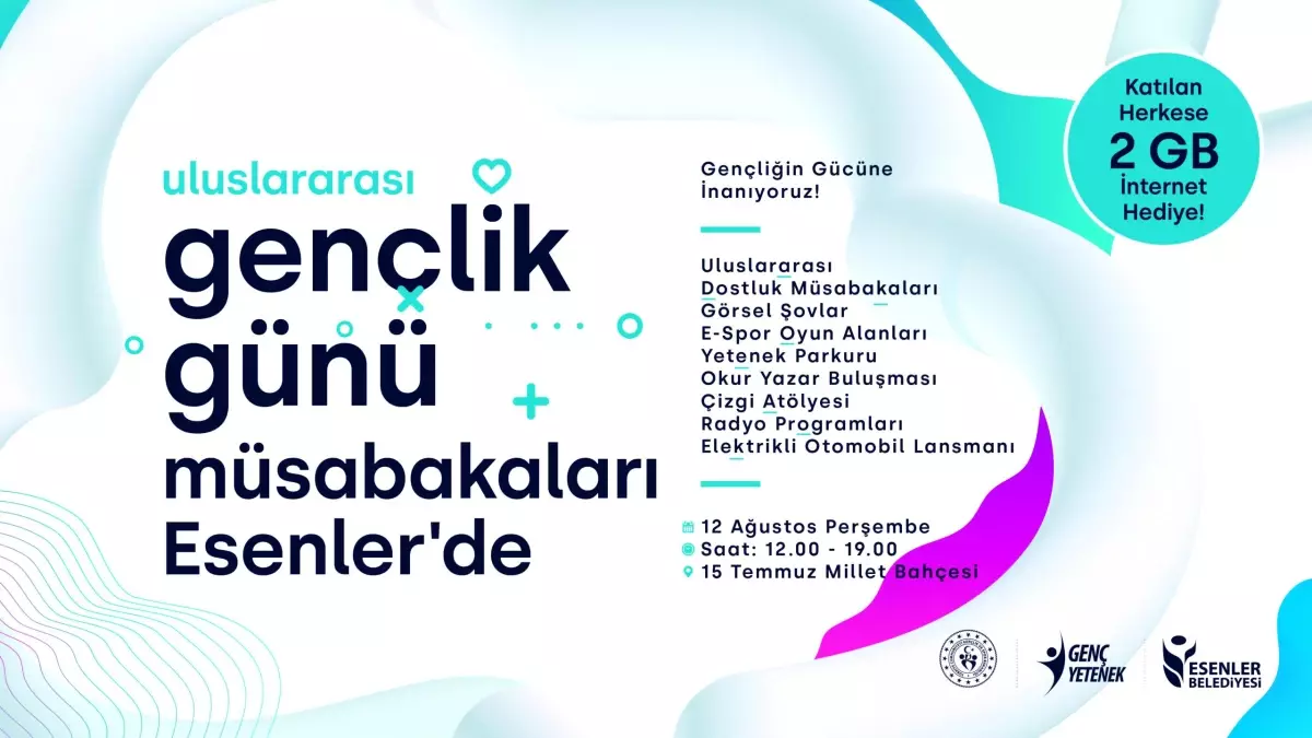 ULUSLARARASI GENÇLİK GÜNÜ İÇİN 12 ÜLKEDEN 2 BİN GENÇ ESENLERDE BULUŞUYOR